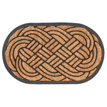 Deurmat rubber/kokos geweven L |