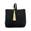 Deurstopper Fluweel zwart |