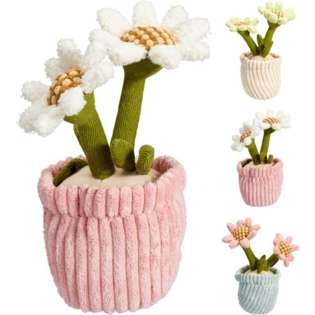 Deurstopper bloem 24cm ribstof | Home & Styling