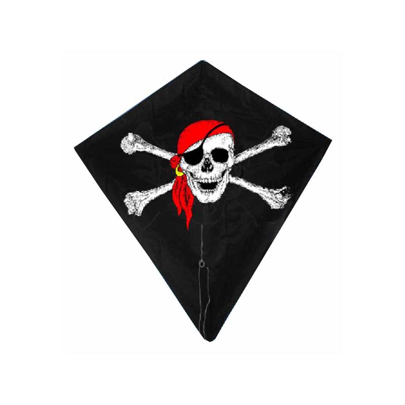 Diamant vlieger piraat 82x88cm | Gerkimex