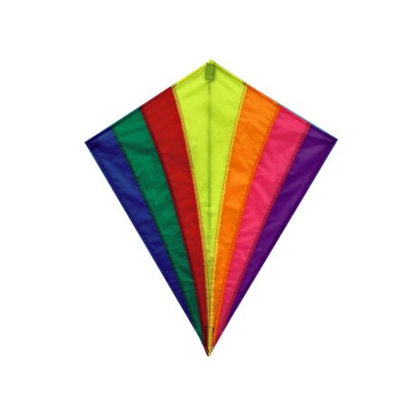 Diamant vlieger rainbow 82x88cm | Gerkimex