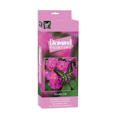 Diamond painting vlinder 30x40cm | Grafix
