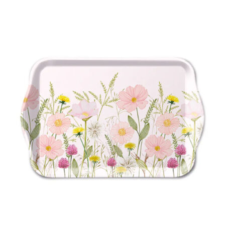 Dienblad Pastel Flowers Pink | Ambiente