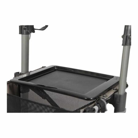 Dienblad Track rollator | Wheelz Ahead | Voor kopje koffie of bord | Donkergrijs | TR-D | WheelzAhead | WheelzAhead