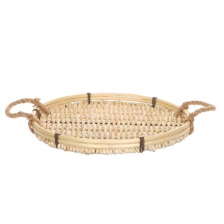 Dienblad met grepen Ø35xh4cm | HBX natural living