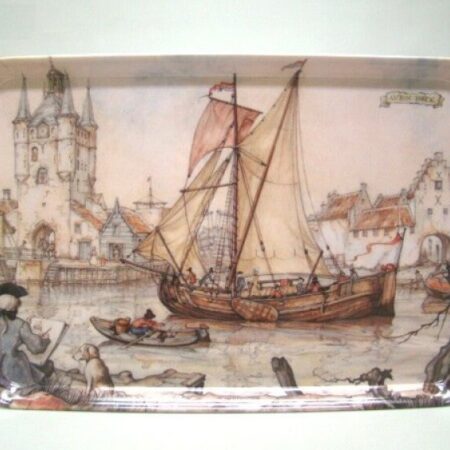 Dienblad zeilboten / Anton Pieck | Lesser & Pavey