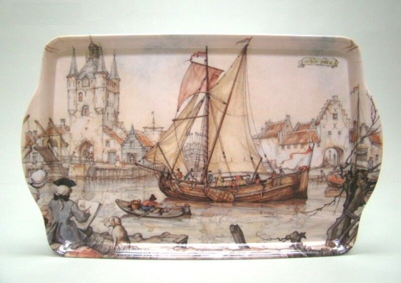 Dienblad zeilboten / Anton Pieck | Lesser & Pavey