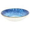 Diep bord Ø20cm reactive glaze blue 6st | Merkloos