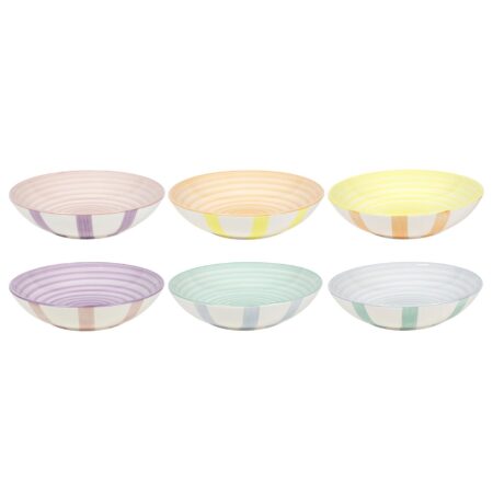 Diepbord 2-tone doos a 6 stuks Ø21cm | Merkloos