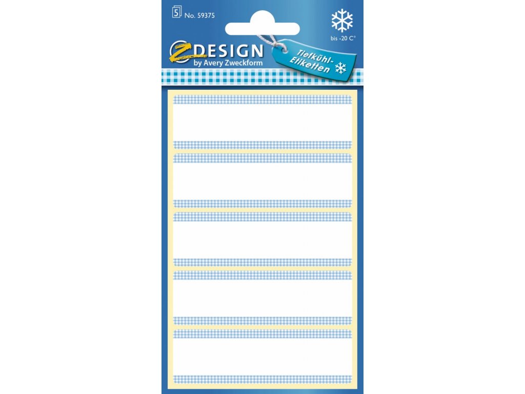 Diepvriesetiketten 76x22mm 25 etiketten | Kangaro