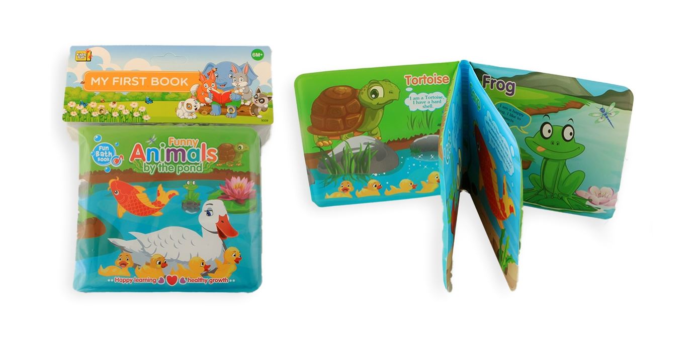 Dieren baby badboekje 20x16