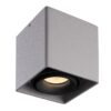 Dimbare LED Opbouwspot plafond Esto Grijs/Zwart kantelbaar 4 Watt 2700K | HOFTRONIC