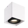Dimbare LED Opbouwspot plafond Esto Wit/Zwart kantelbaar 4 Watt 2700K | HOFTRONIC
