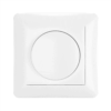 Dimmerknop incl. centraalplaat en raamwerk - Wit | HOFTRONIC