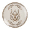 Dinerbord Beige Bruin Hert 26cm | Clayre&Eef