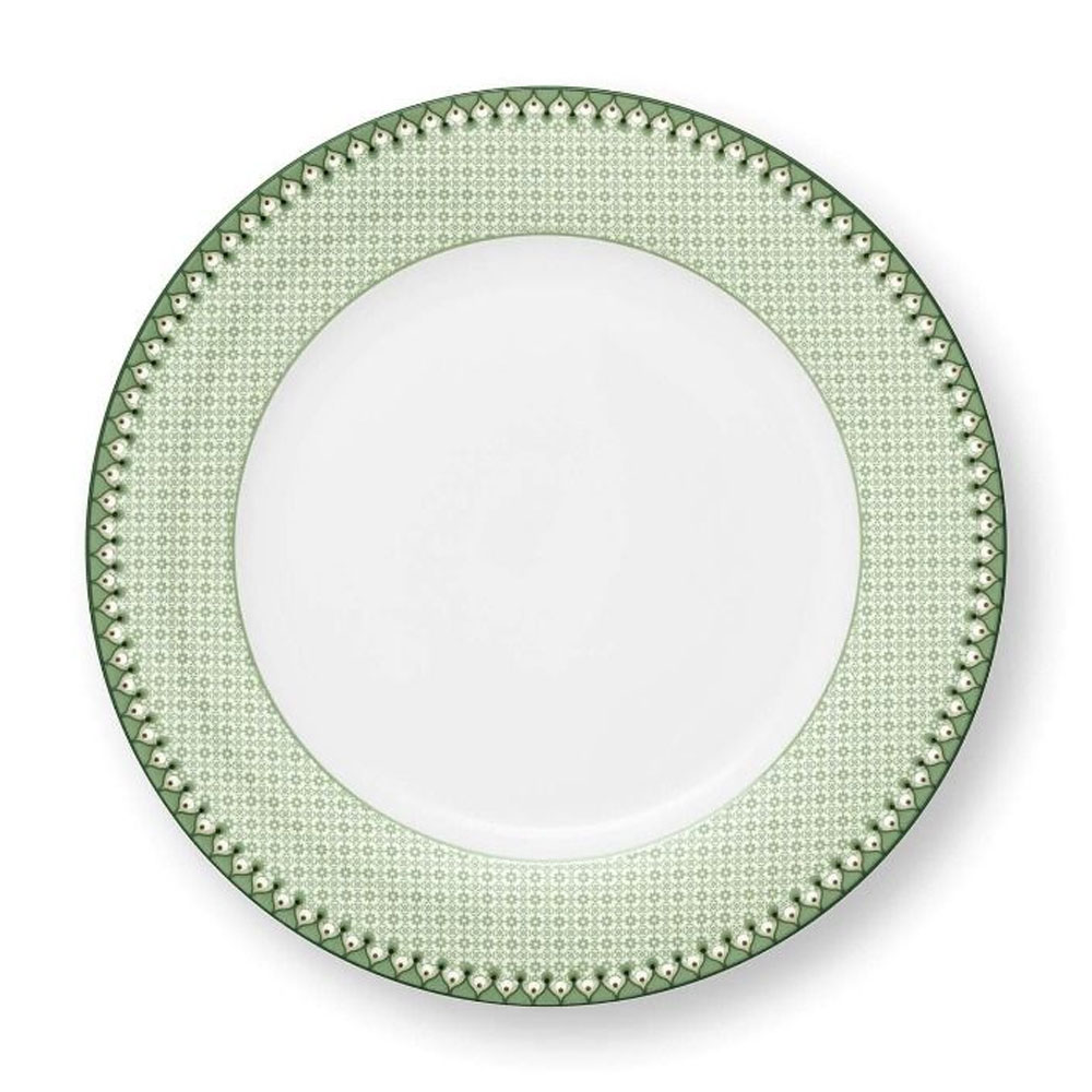 Dinerbord Lily & Lotus groen 26.5cm | PiP Studio