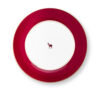 Dinerbord Love Birds Deer Dark Red 26.5 cm | PiP Studio