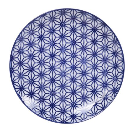 Dinerbord Nippon Blue - Tokyo Design Studio - Sterrenpatroon - 25.7 x 3cm | Tokyo Design Studio