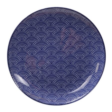 Dinerbord Nippon Blue - Tokyo Design Studio - Stippen - 25.7 x 3cm | Tokyo Design Studio