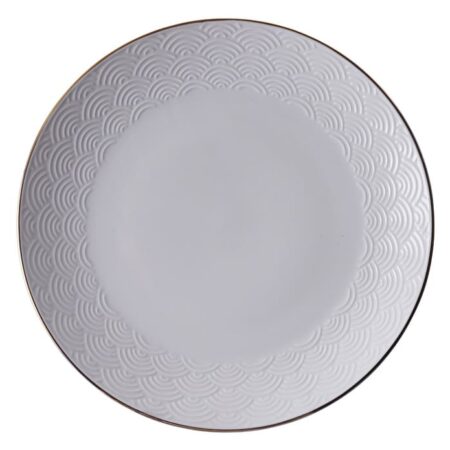Dinerbord - Tokyo Design Studio - Nippon White - Golven - 25cm | Tokyo Design Studio