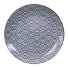 Dinerbord golven - Tokyo Design Studio - Nippon Black - 25.7 x 3cm | Tokyo Design Studio