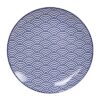 Dinerbord golven design - Nippon Blue - Tokyo Design Studio - 25.7x3cm | Tokyo Design Studio