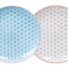 Dinerborden Set - Tokyo Design Studio - Star Wave - 25.7x3cm - 4 stuks | Tokyo Design Studio
