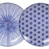 Dinerborden Set van 4 - Nippon Blue - Tokyo Design Studio - 25.7 x 3 cm | Tokyo Design Studio