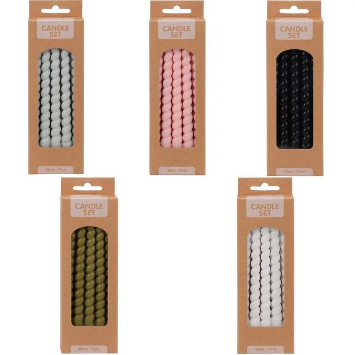 Dinerkaars 17 CM Gedraaid 10 stuks |
