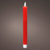 Dinerkaars LED ribbel 24cm rood 2 st. | Lumineo
