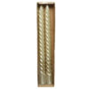 Dinerkaars Swirl creme glitter 2-delig | Decoris