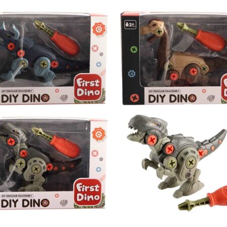 Dino DIY constructieset 19cm | Merkloos
