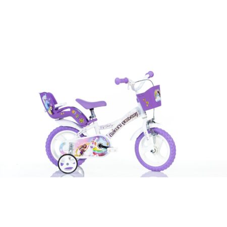 Dino Kinderfiets Unicorn academy 12 inch | Dino Bikes