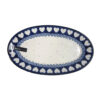 Dish Oval - Hearts | Bunzlau Castle