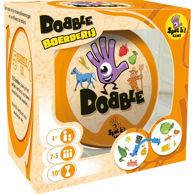 Dobble Boerderij kaartspel | Merkloos