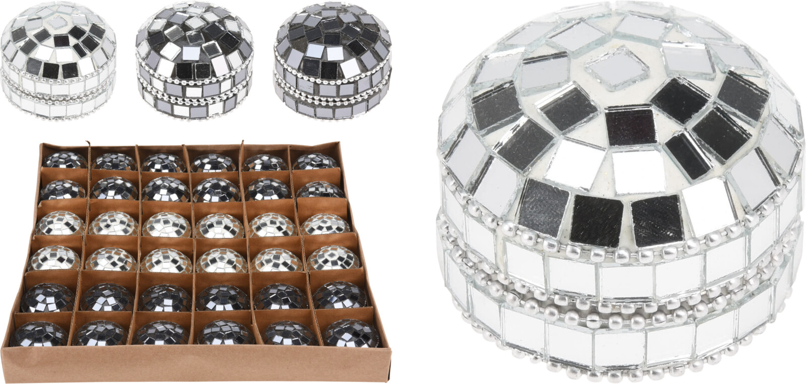 Doosje met spiegelglas 45mm | Home & Styling