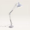 Dorsen - Staande lamp Wit Metaal 180 cm - Modern design - Woonkamer lamp - In hoogte verstelbaar - E27 fitting - Met voetschakelaar | LUSENZ