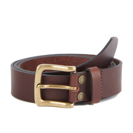 Double Rivet Belt dk brown |