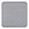 Douchemat / Badmat antislip 53 x 53 cm | Kleur: Grijs | Met zuignappen | Hoogwaardig rubber | ThuiszorgwinkelXL