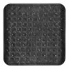 Douchemat / Badmat antislip 53 x 53 cm | Kleur: Zwart | Met zuignappen | Hoogwaardig rubber | ThuiszorgwinkelXL