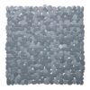 Douchemat antislip Stones 53x53cm grijs | Wicotex