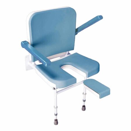 Douchestoel Duo Deluxe 2 in 1 | Muurbevestiging | Met armleuningen