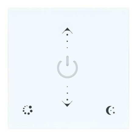 Draadloze LED Touch Dimmer - Touchpaneel - Geschikt voor 12 Volt Inbouwspots - Voor inbouw & opbouw - 2.4GHz - Wit | HOFTRONIC