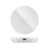 Draadloze oplader rond - 7 Watt - 2000mA - 5V - Oplaadstation - plat model - inductietechniek - Wit | Goobay