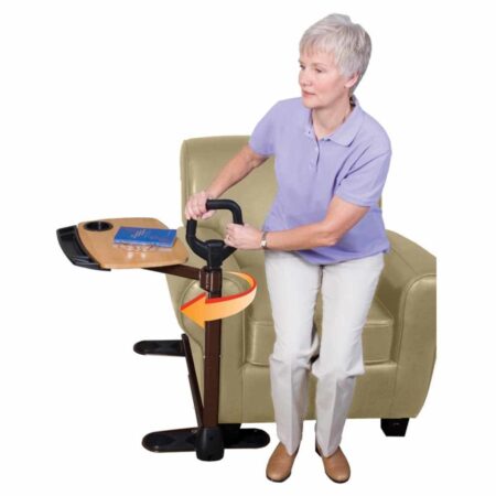 Draaibaar tafeltje Assist a Tray | Stander | Stoeltafel | Wegdraaibaar | Sta-op steun | Tafelblad Beuken | PR60189 | Stander