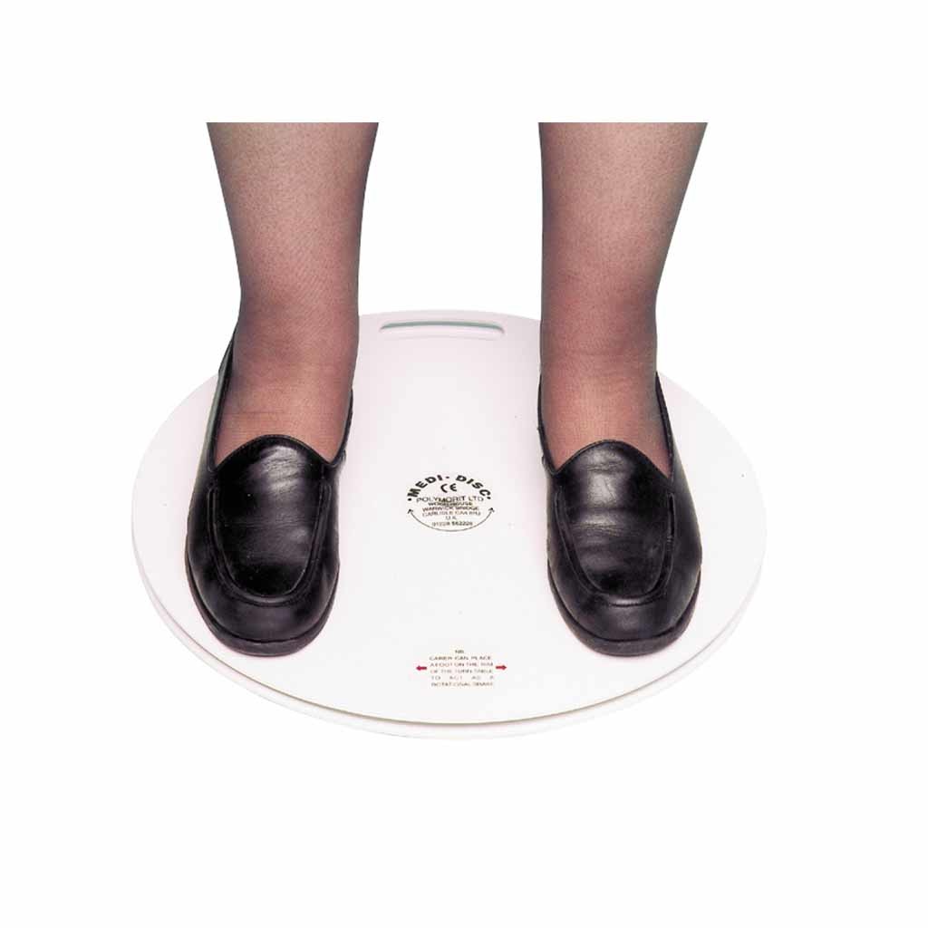 Draaischijf | Voor transfer | Transferhulpmiddelen | Maximaal gebruikersgewicht 115 kg | PR41013 | Medidisc | Medidisc