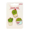 Driedelige set pins - Cactus | Kenji