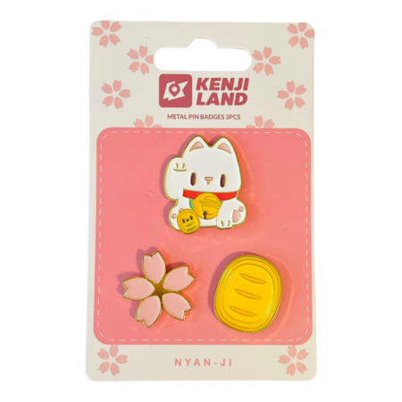 Driedelige set pins KLAND NYAN - JI - Kenji | Kenji