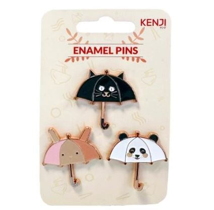 Driedelige set pins - Paraplu Brolly | Kenji