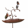 Drinkbak tuinsteker 2 raven gekleurd | DecoImport